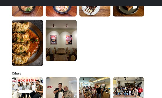 Design screens — categorised menu and order flow